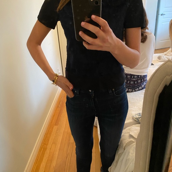 Zara Navy Blue Tee - Short Sleeve - Picture 11 of 12